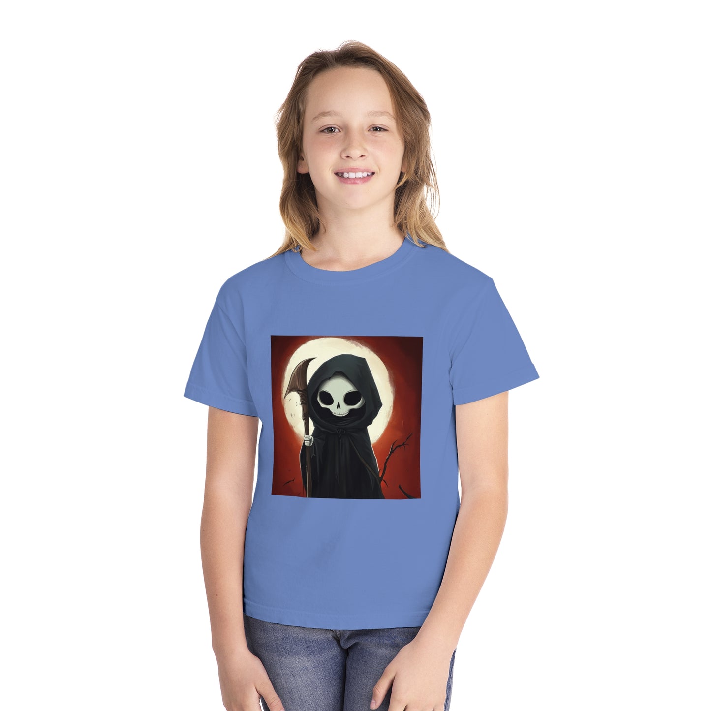 Cute Grim Reaper Youth Midweight Tee