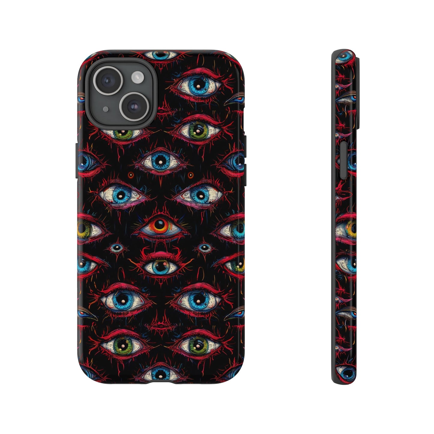 Creepy Eye Pattern Tough Cases