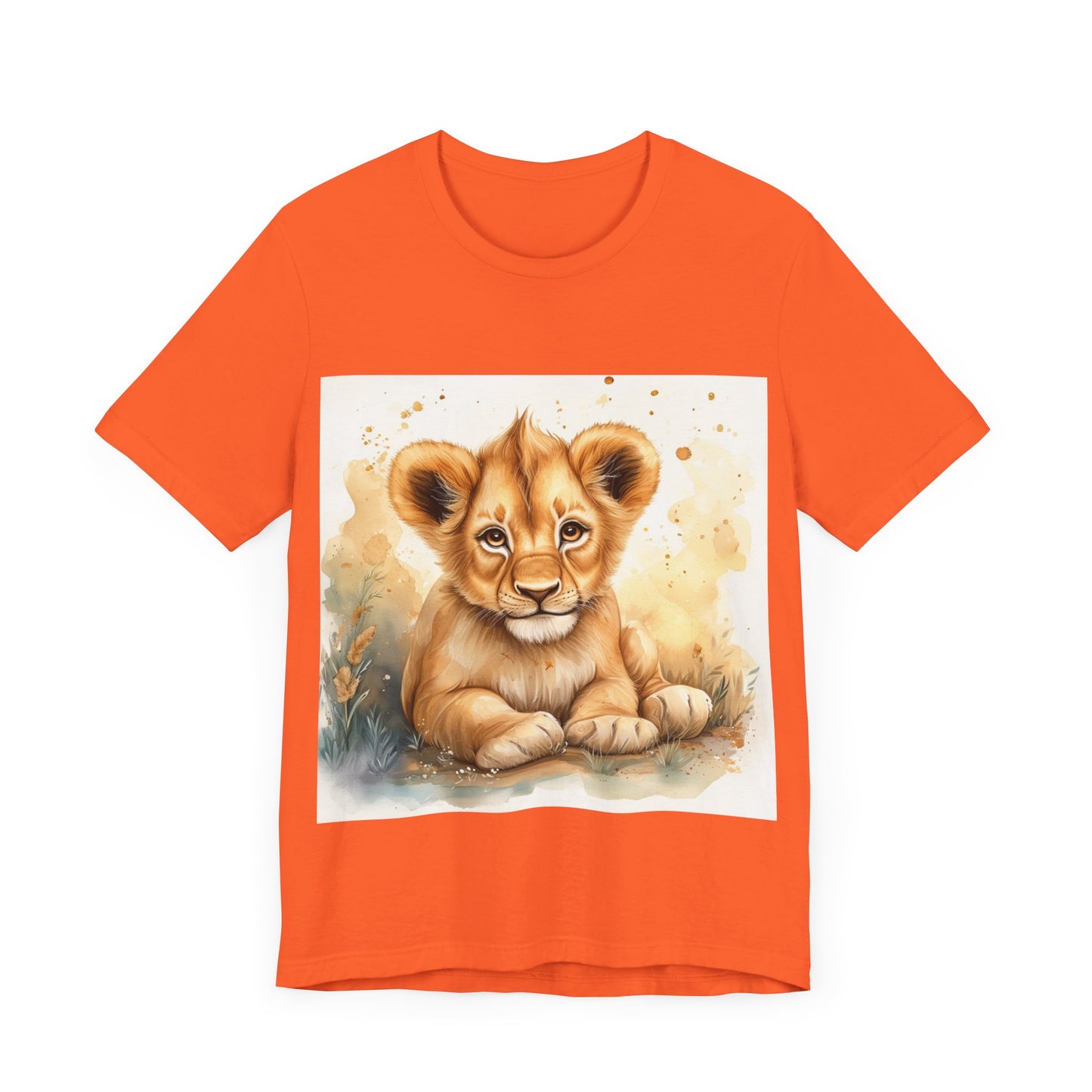 Cute Lion Cub Unisex Jersey Short Sleeve Tee