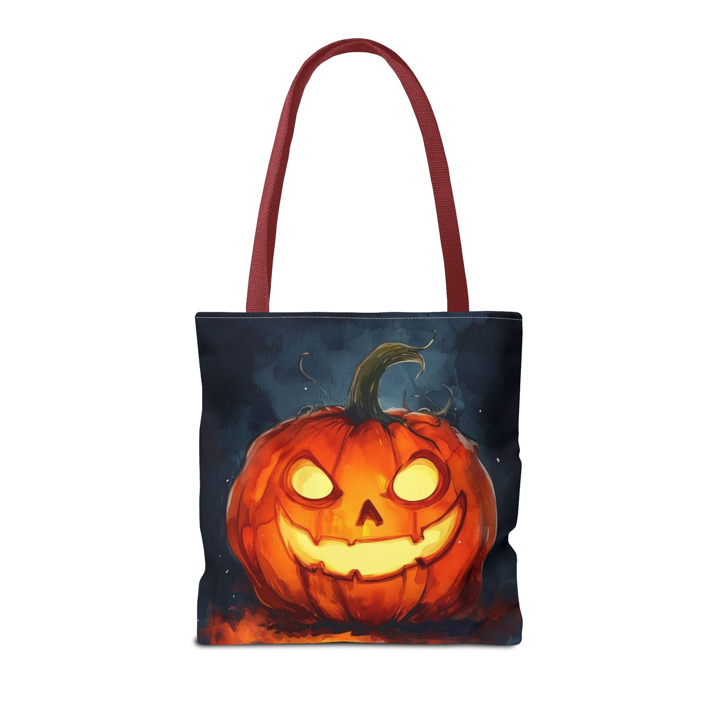 Cute Creepy Jack o Lantern Tote Bag (AOP)