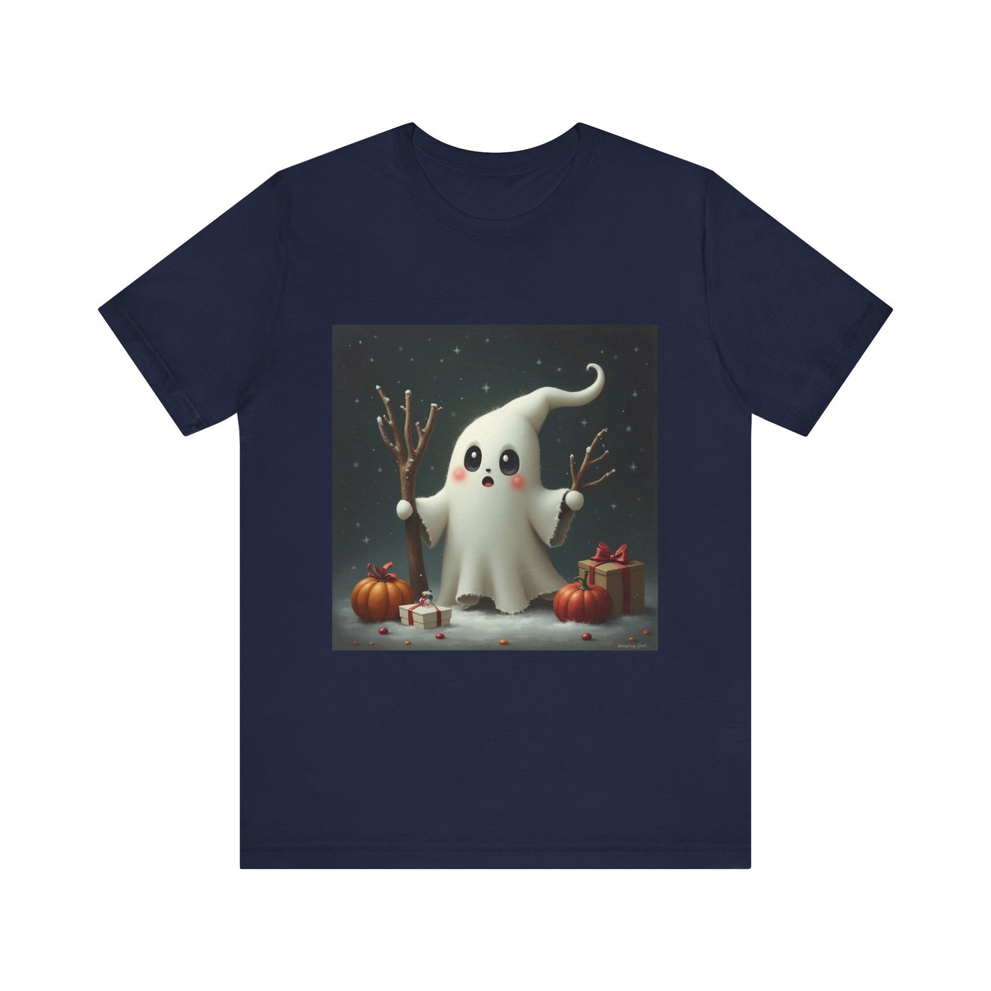 Holiday Decor Ghost Unisex Jersey Tee