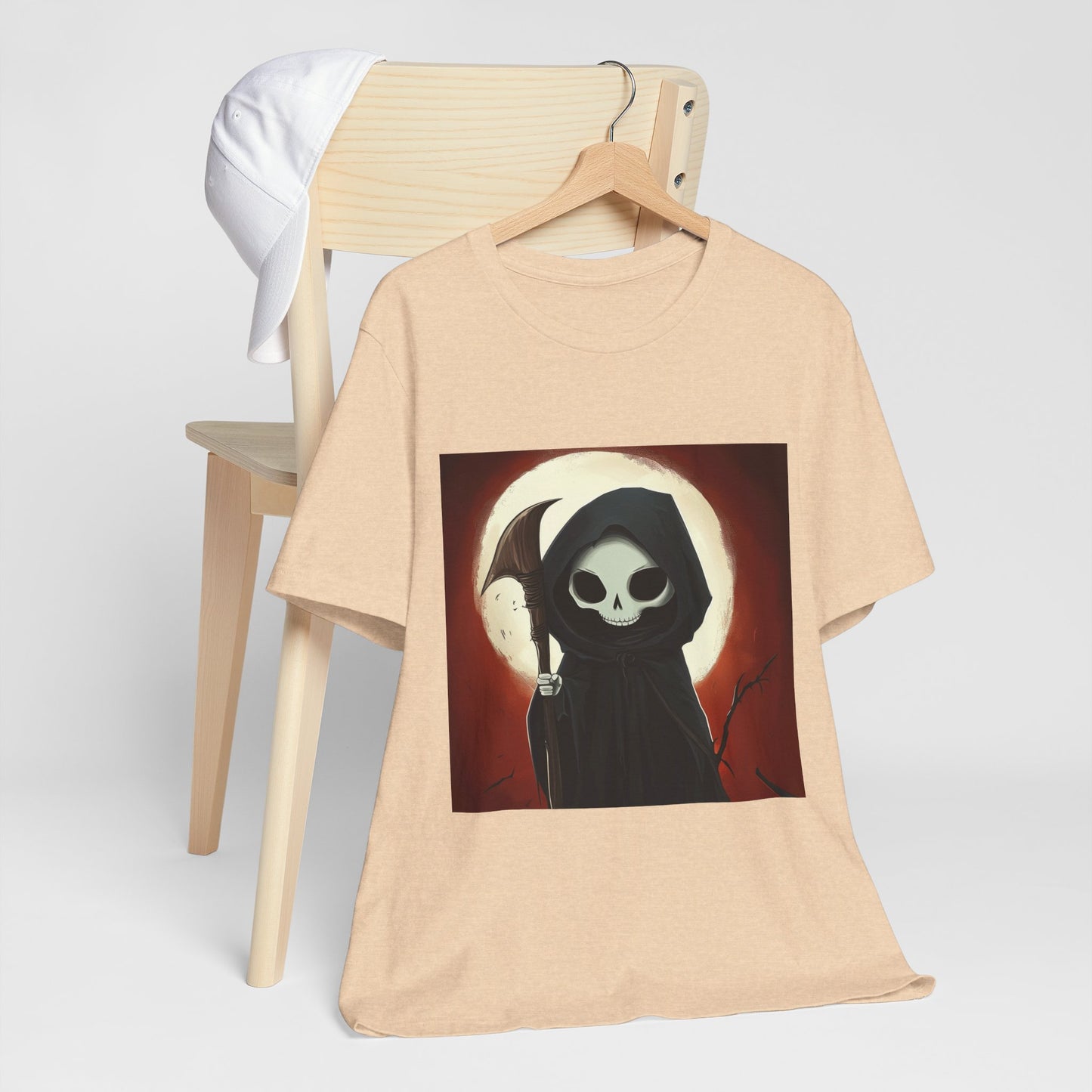 Cute Grim Reaper Unisex Jersey Short Sleeve Tee