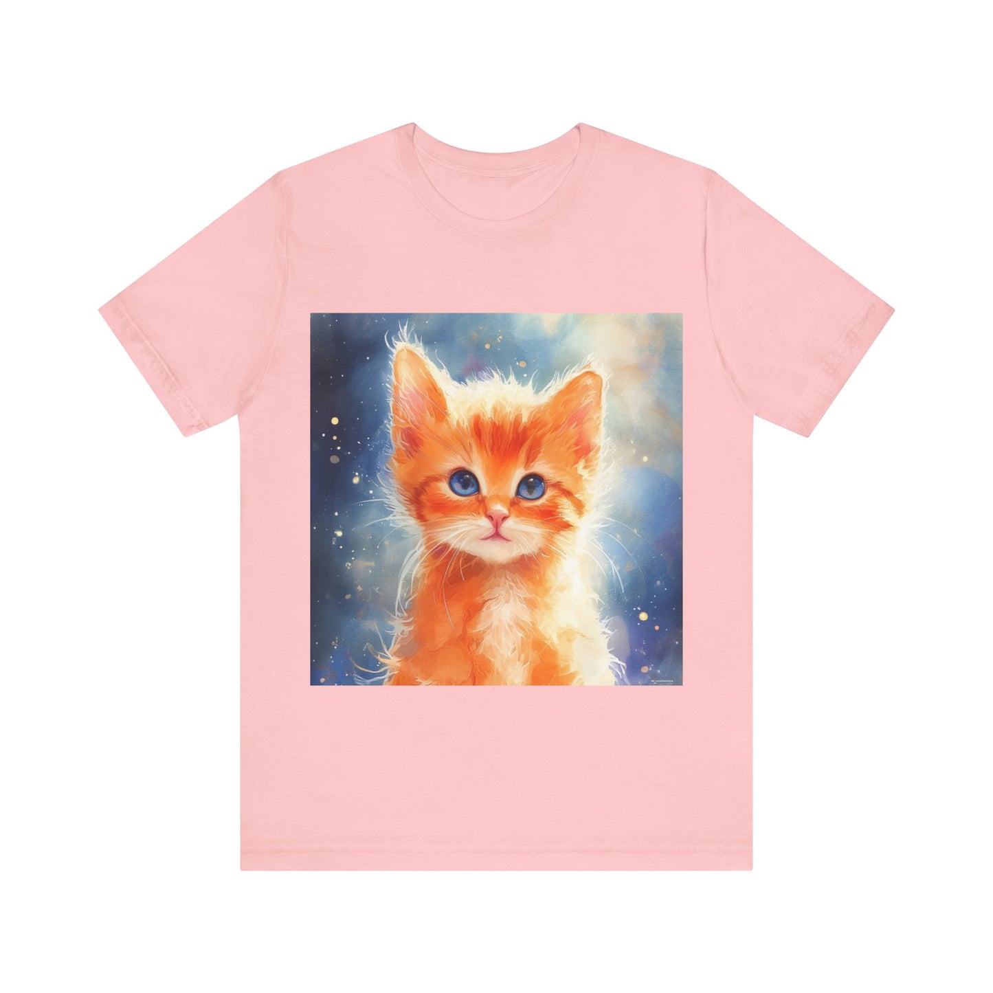 Orange Kitten Unisex Jersey Short Sleeve Tee