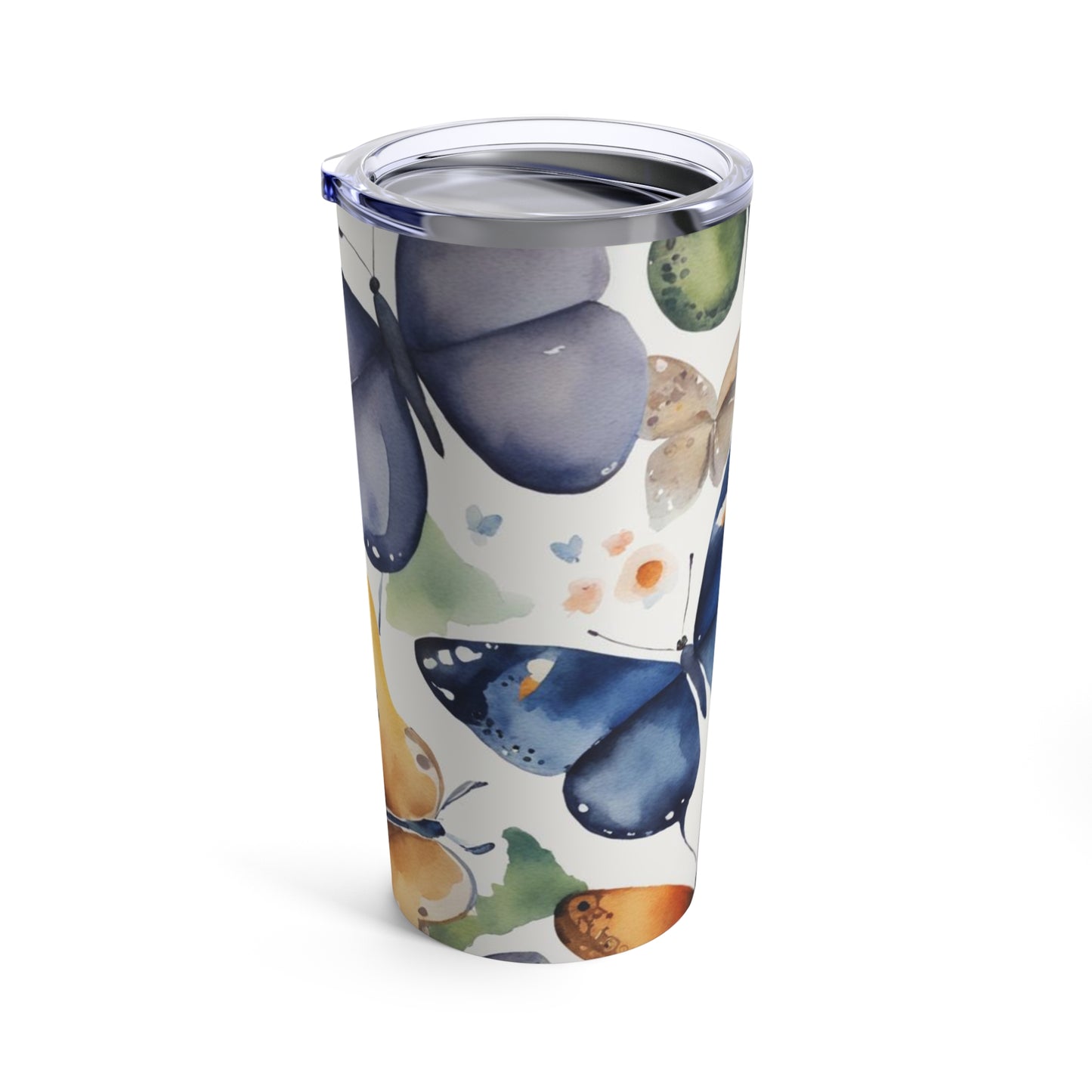 Watercolor Butterfly Tumbler 20oz