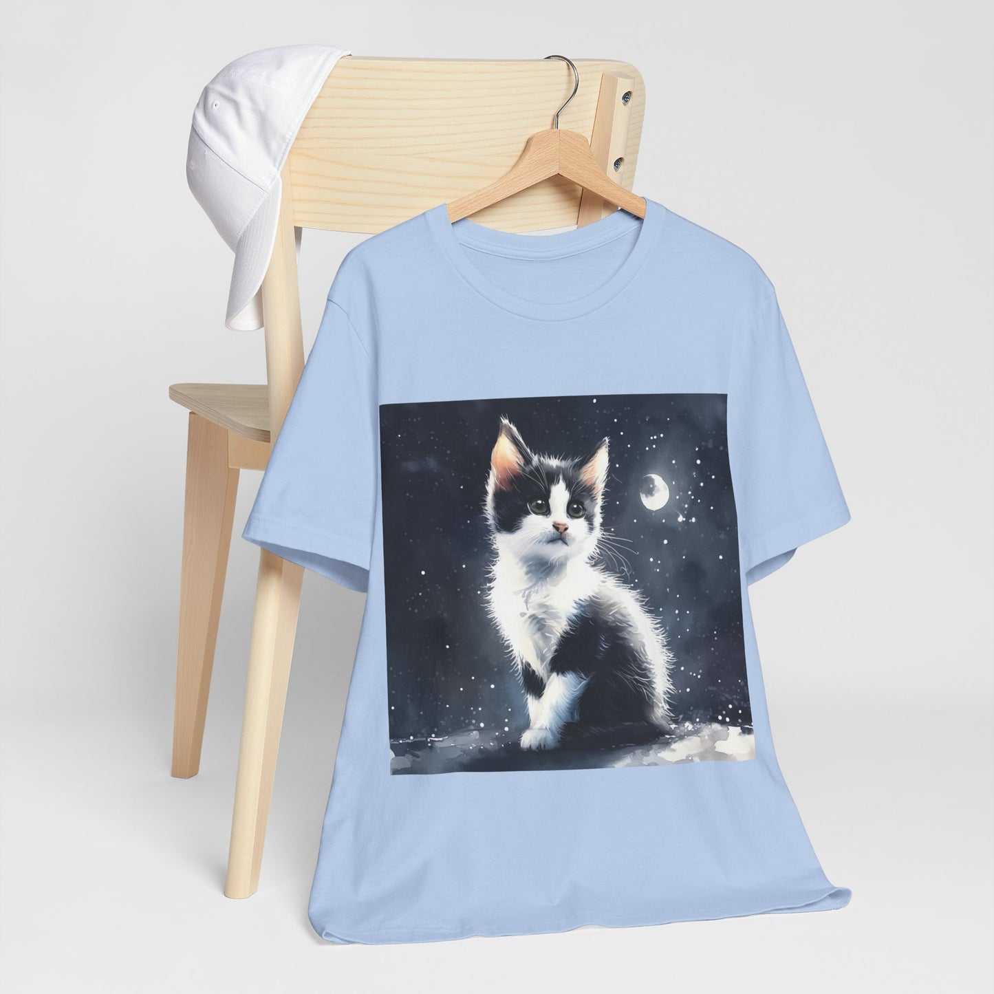 Cute Tuxedo Cat Jersey Short Sleeve Tee