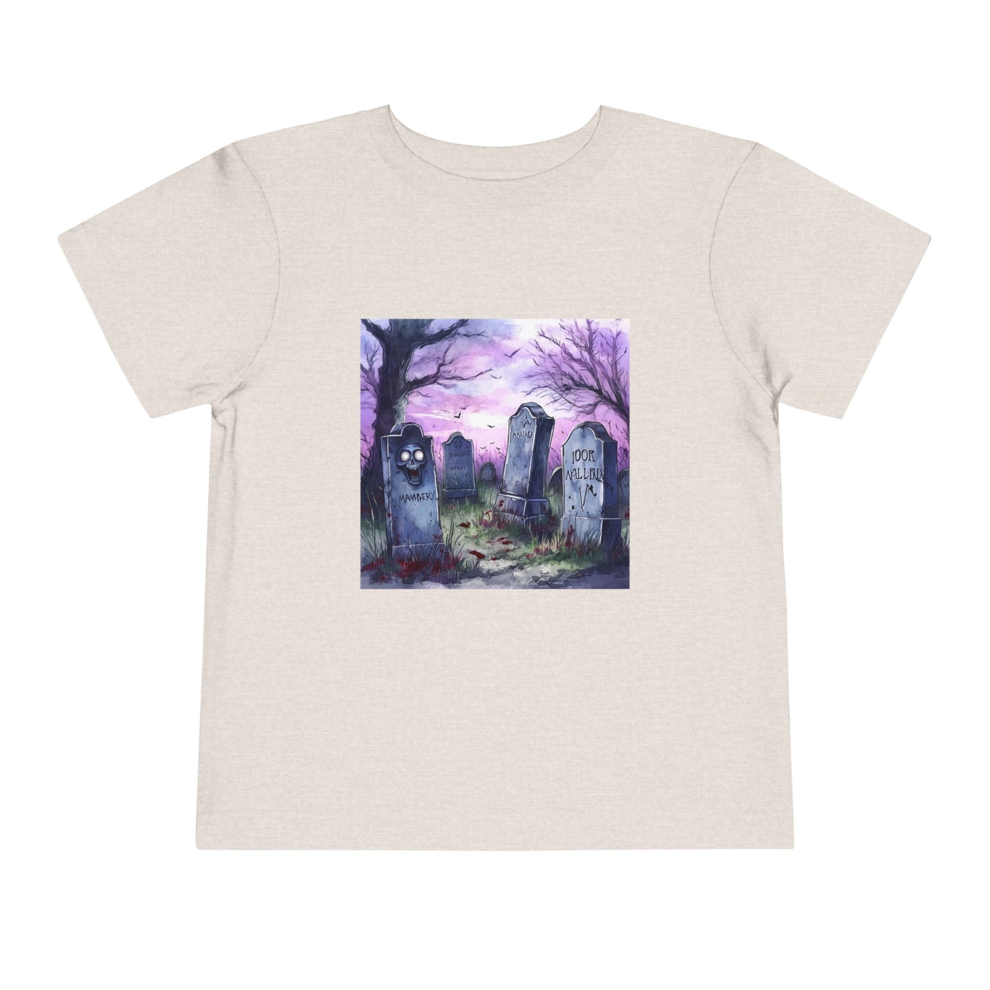 Purple Graveyard Toddler Short Sleeve Tee