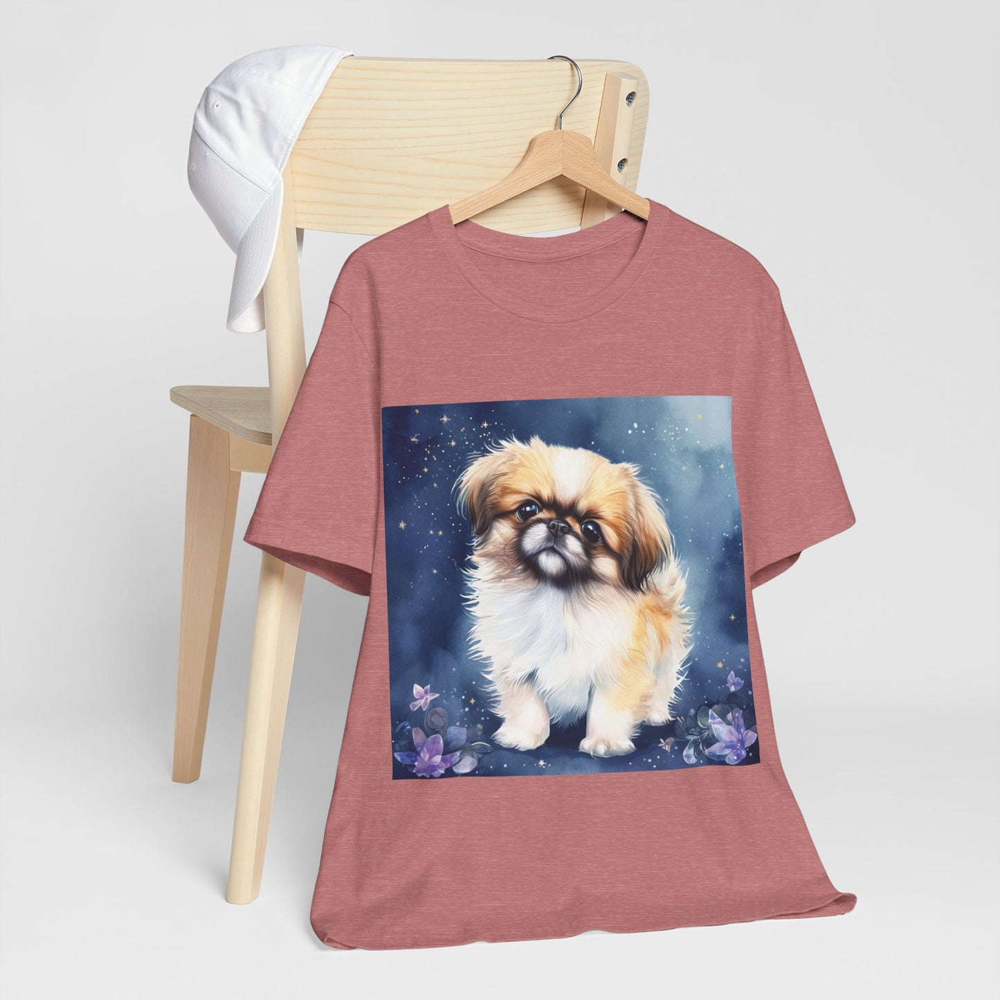 Pekinese Puppy Unisex Jersey Short Sleeve Tee