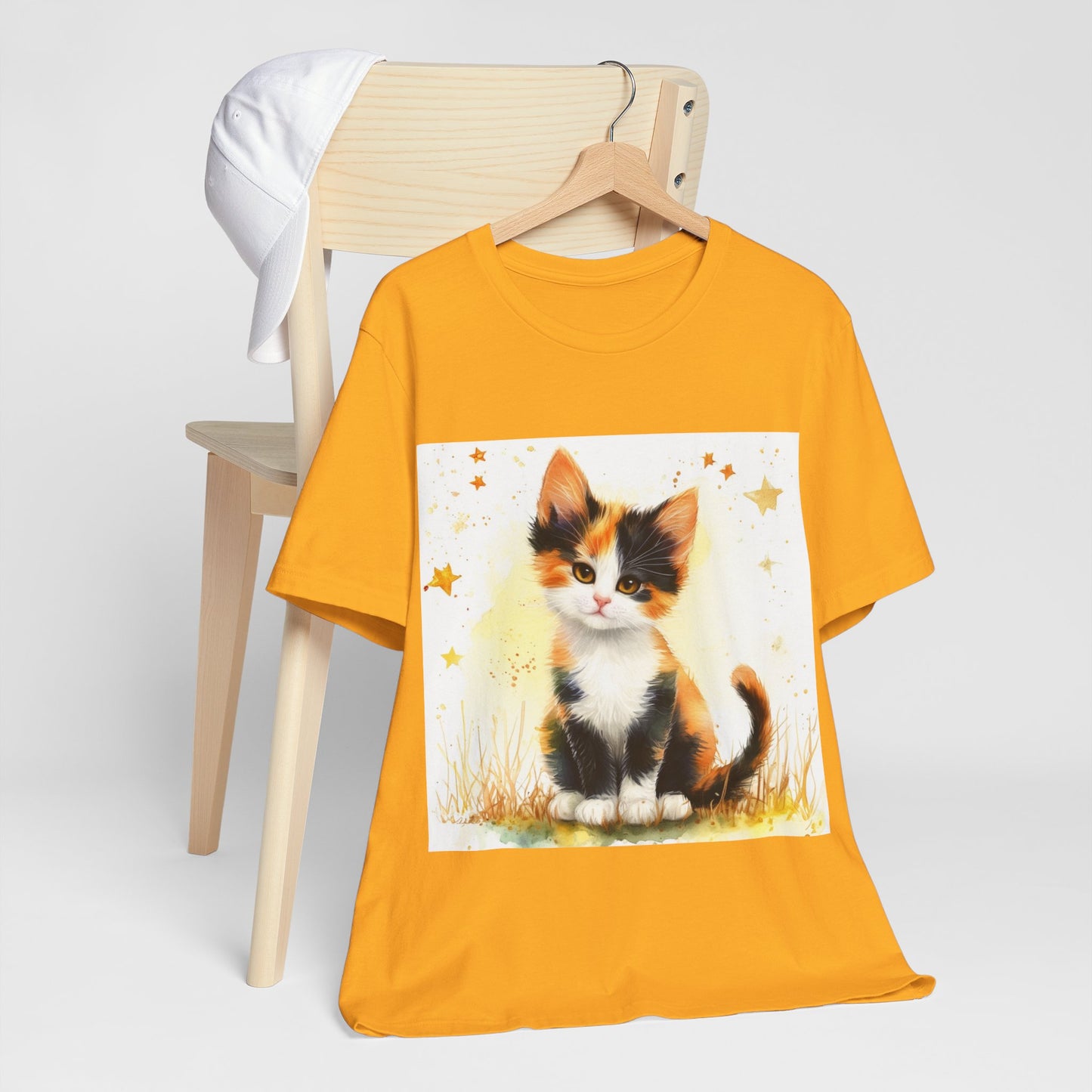 Cute Calico Kitten Unisex Jersey Short Sleeve Tee