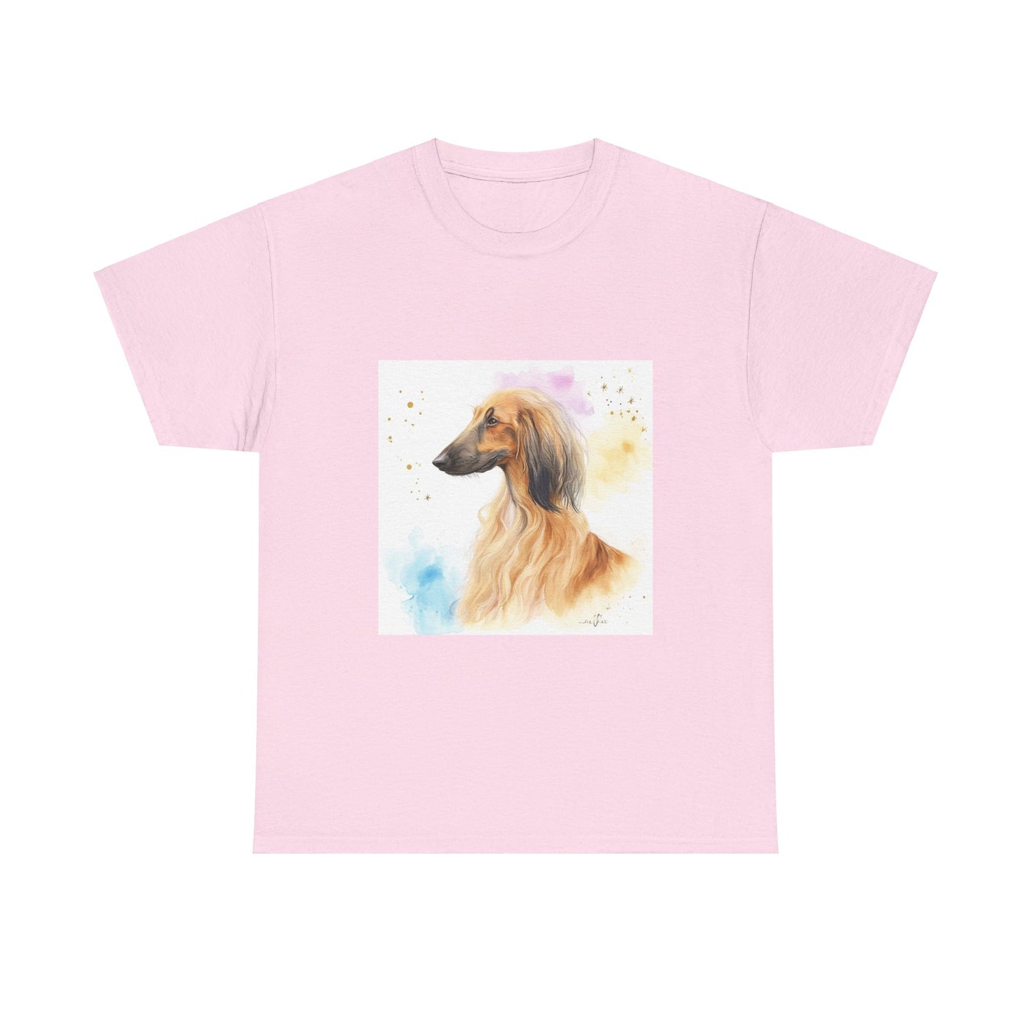 Afghan Hound Puppy Unisex Heavy Cotton Tee