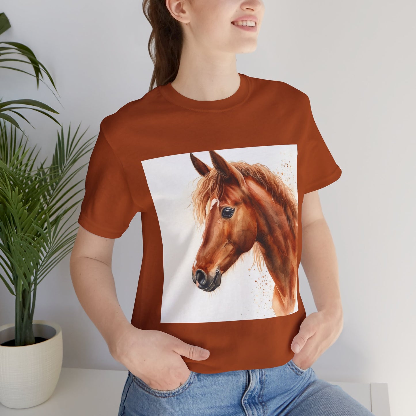 Chestnut Horse Unisex Jersey Short Sleeve Tee