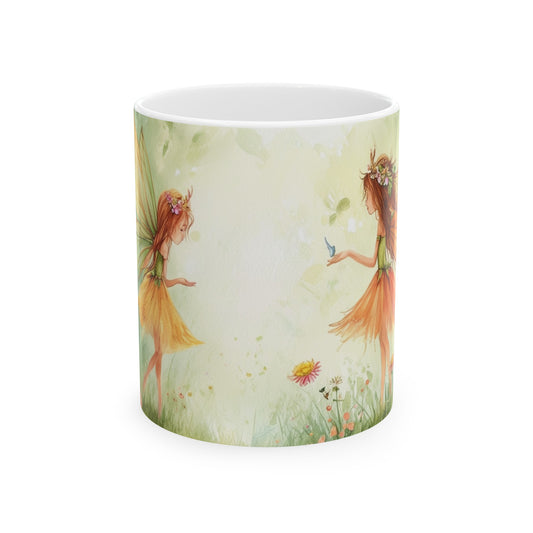 Garden Fairies Ceramic Mug, (11oz, 15oz)