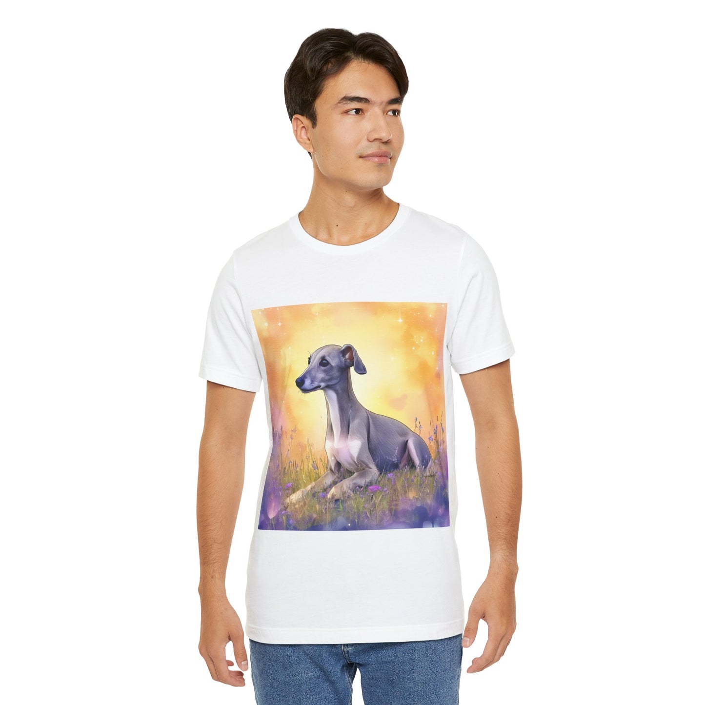 Sunset Greyhound Jersey Short Sleeve Tee