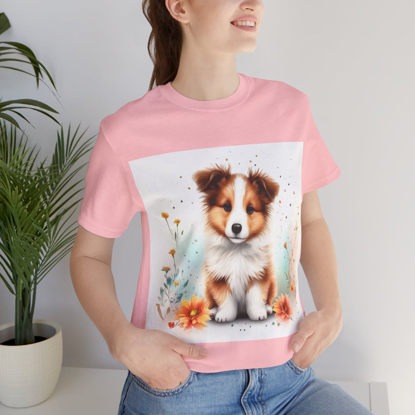 Shetland Sheepdog Unisex Jersey Short Sleeve Tee