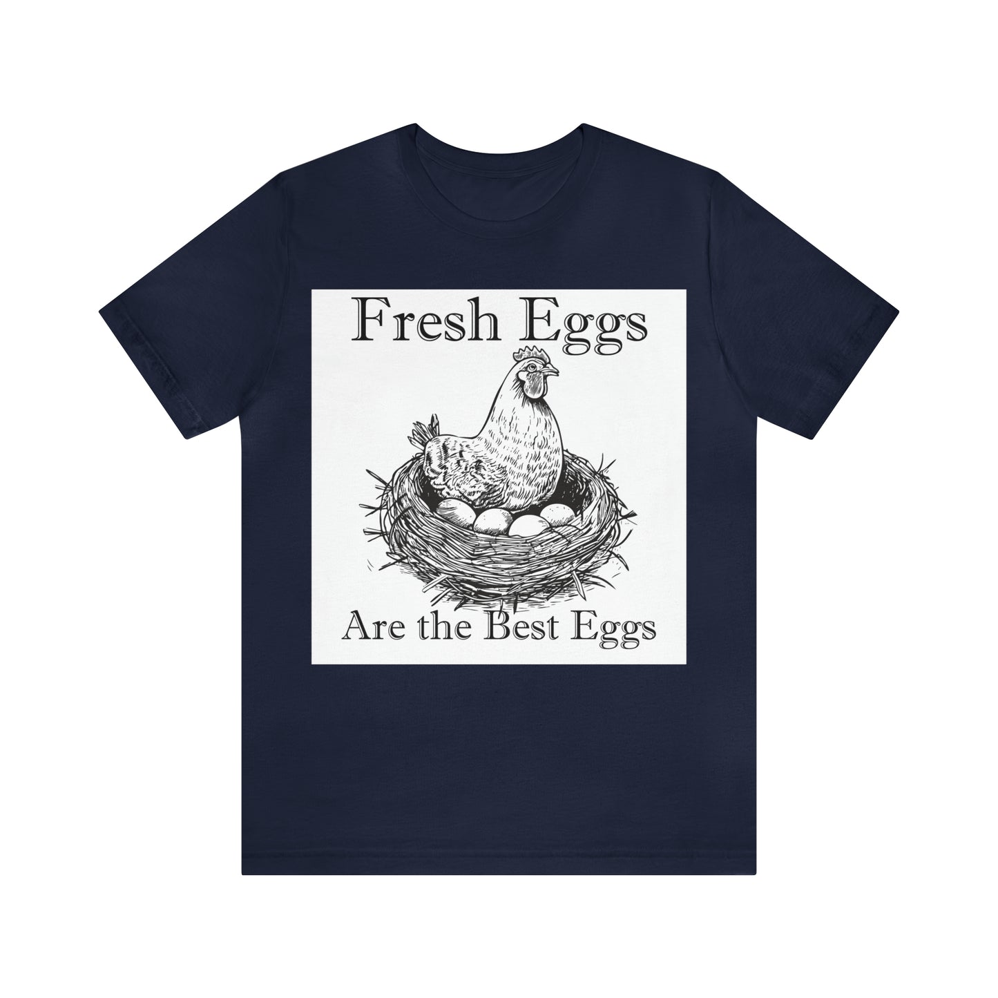 Fresh Eggs Unisex Jersey Short Sleeve Tee