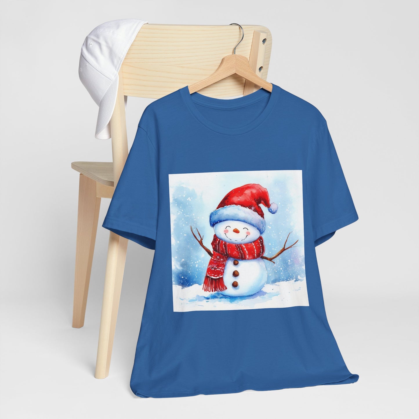 Cute Snowman Unisex Jersey Short Sleeve Tee