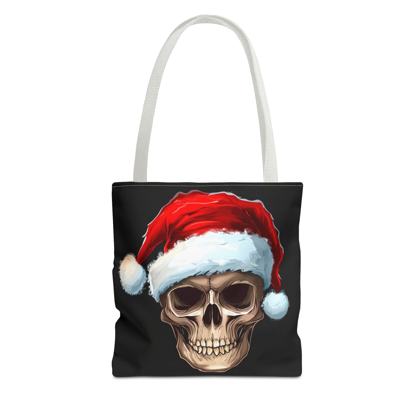 Santa Hat Skull Tote Bag (AOP)