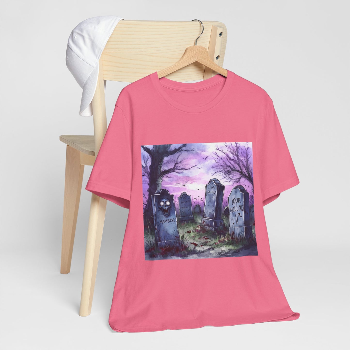 Purple Graveyard Unisex Jersey Short Sleeve Tee