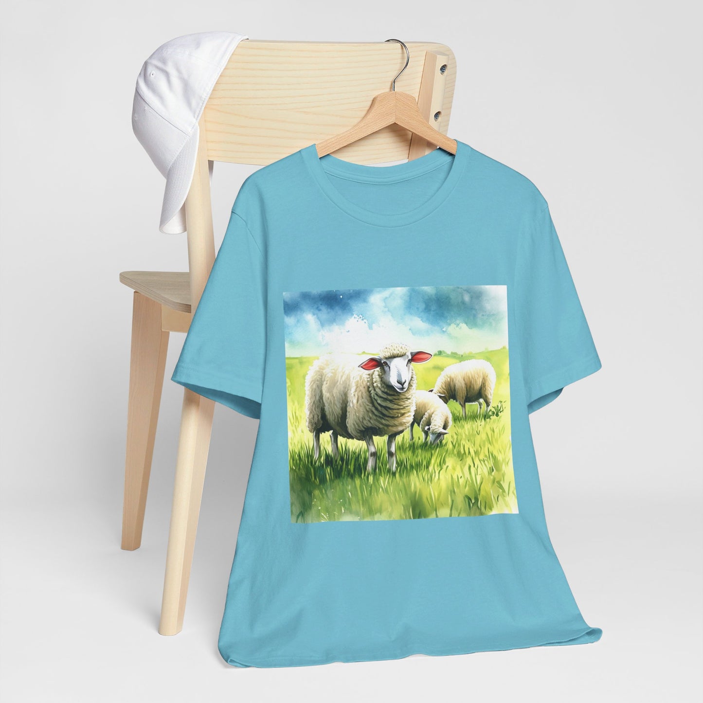 Adorable Sheep Unisex Jersey Short Sleeve Tee