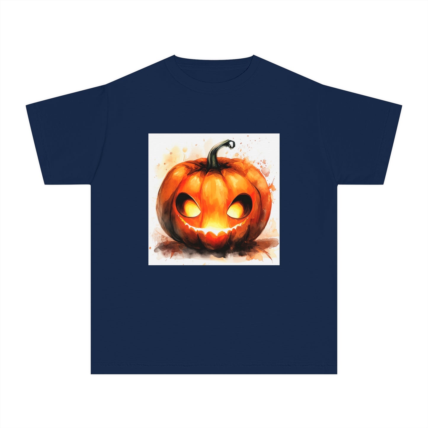 Cute Happy Jack o' Lantern Youth Midweight Tee