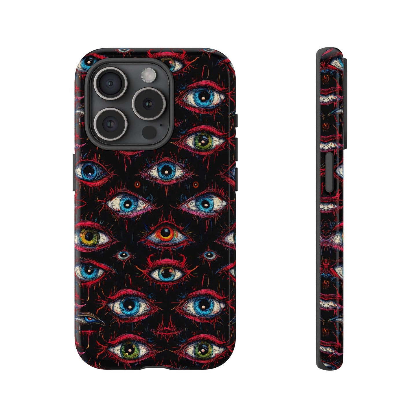 Creepy Eye Pattern Tough Cases