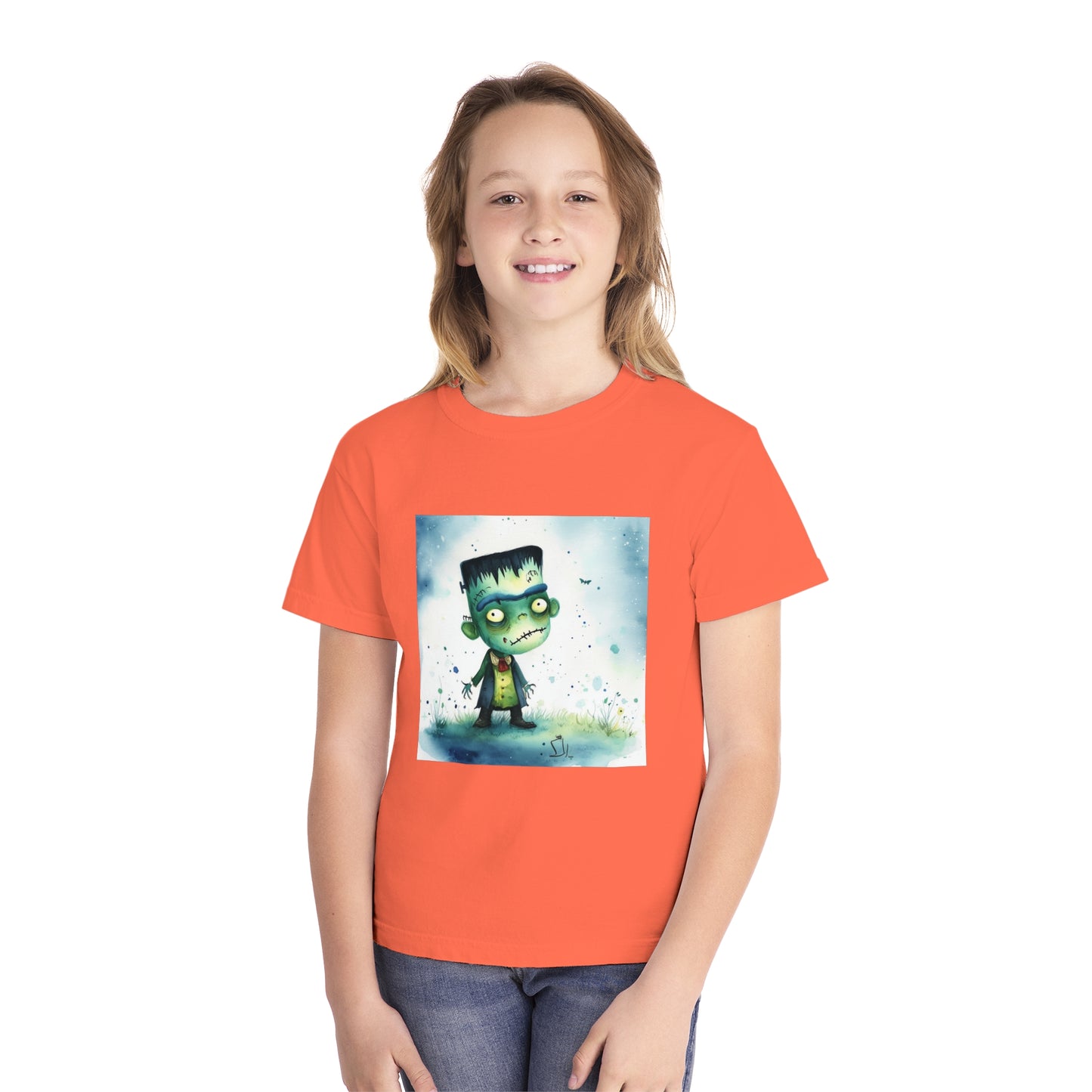 Cute Frankenstein Youth Midweight Tee