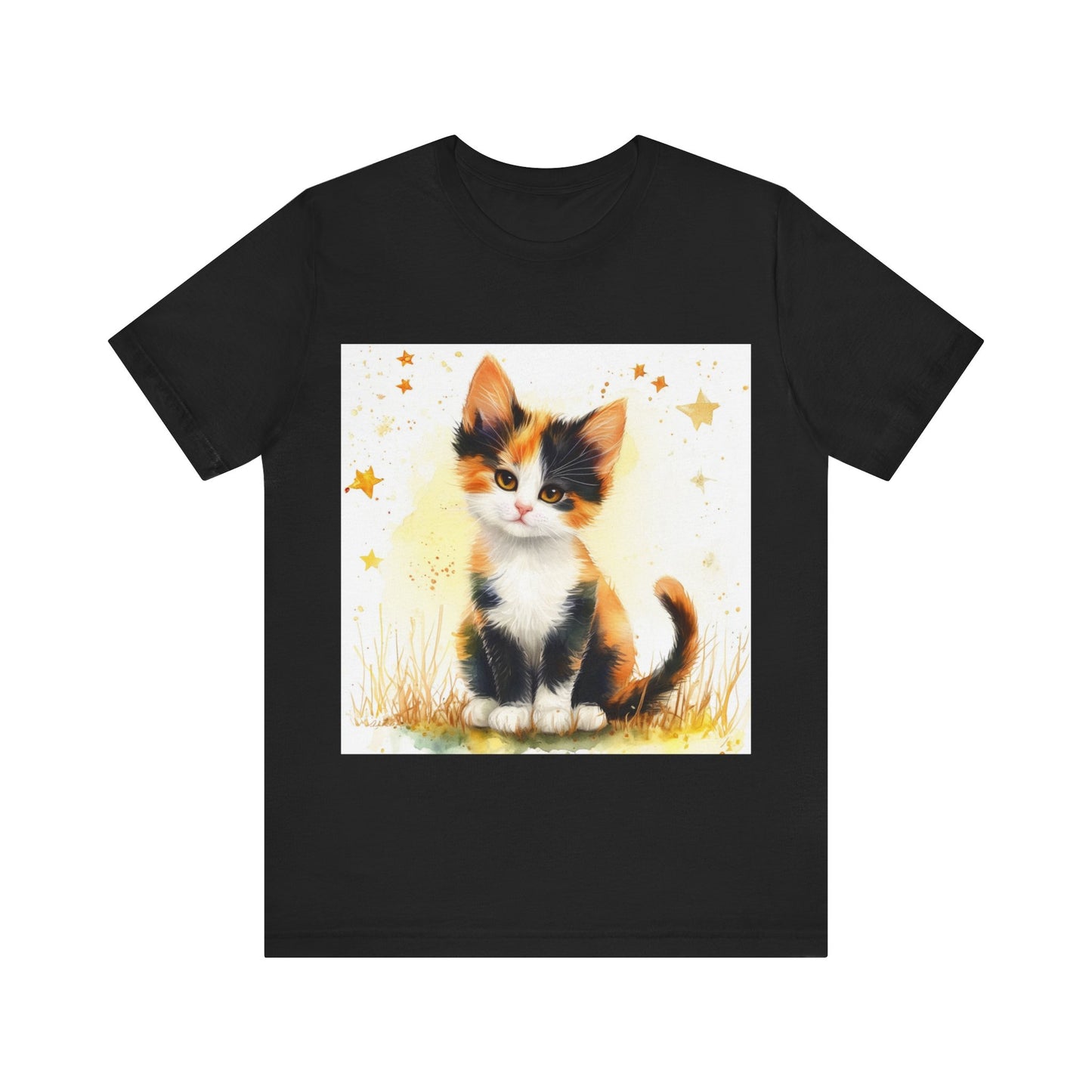 Cute Calico Kitten Unisex Jersey Short Sleeve Tee