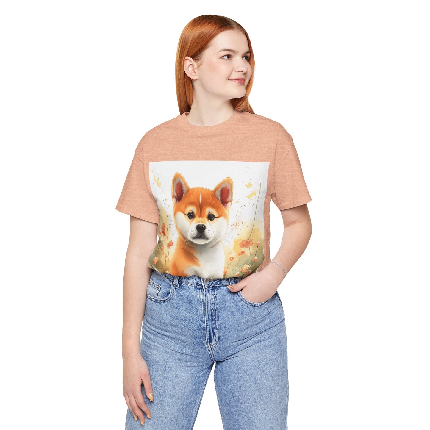 Shiba Inu Unisex Jersey Short Sleeve Tee