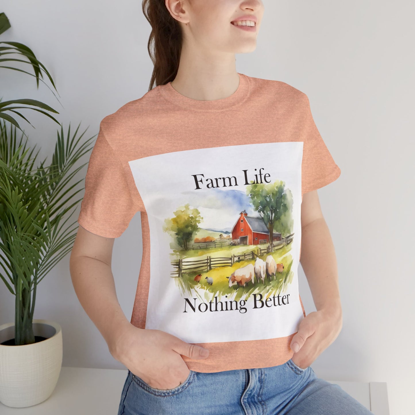 Farm Life Unisex Jersey Short Sleeve Tee
