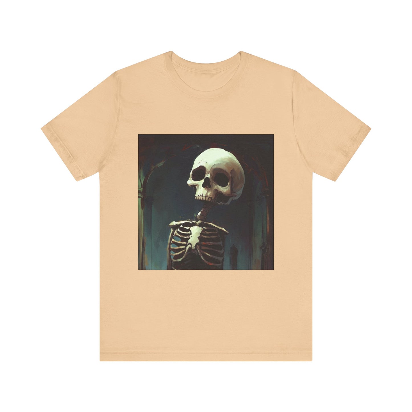 Scary Skeleton Unisex Jersey Short Sleeve Tee