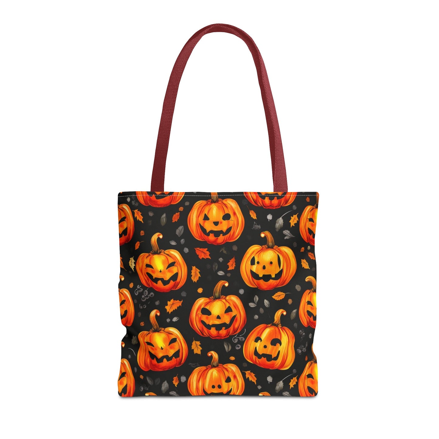 Happy Pumpkin Pattern Tote Bag (AOP)