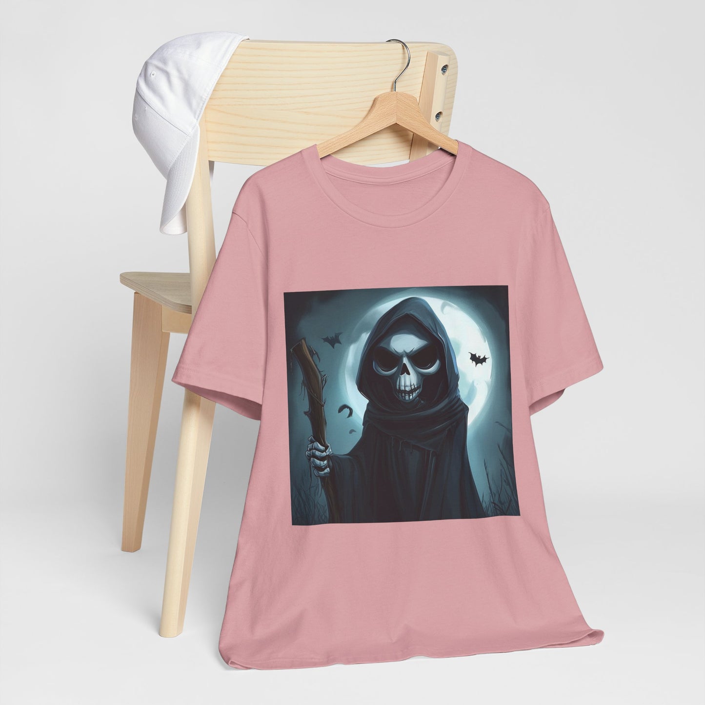 Spooky Grim Reaper Unisex Jersey Short Sleeve Tee