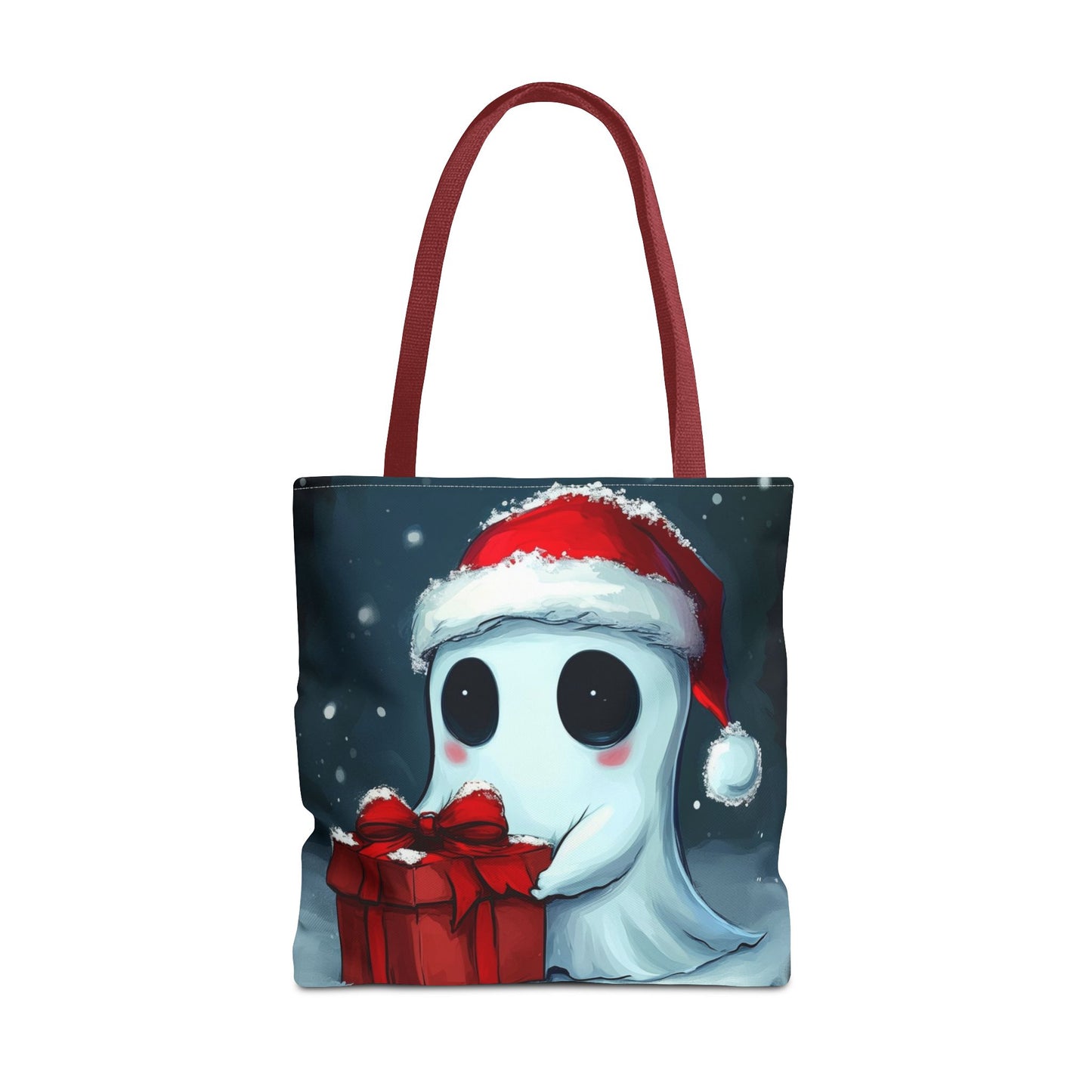 Cute Holiday Ghost Tote Bag (AOP)