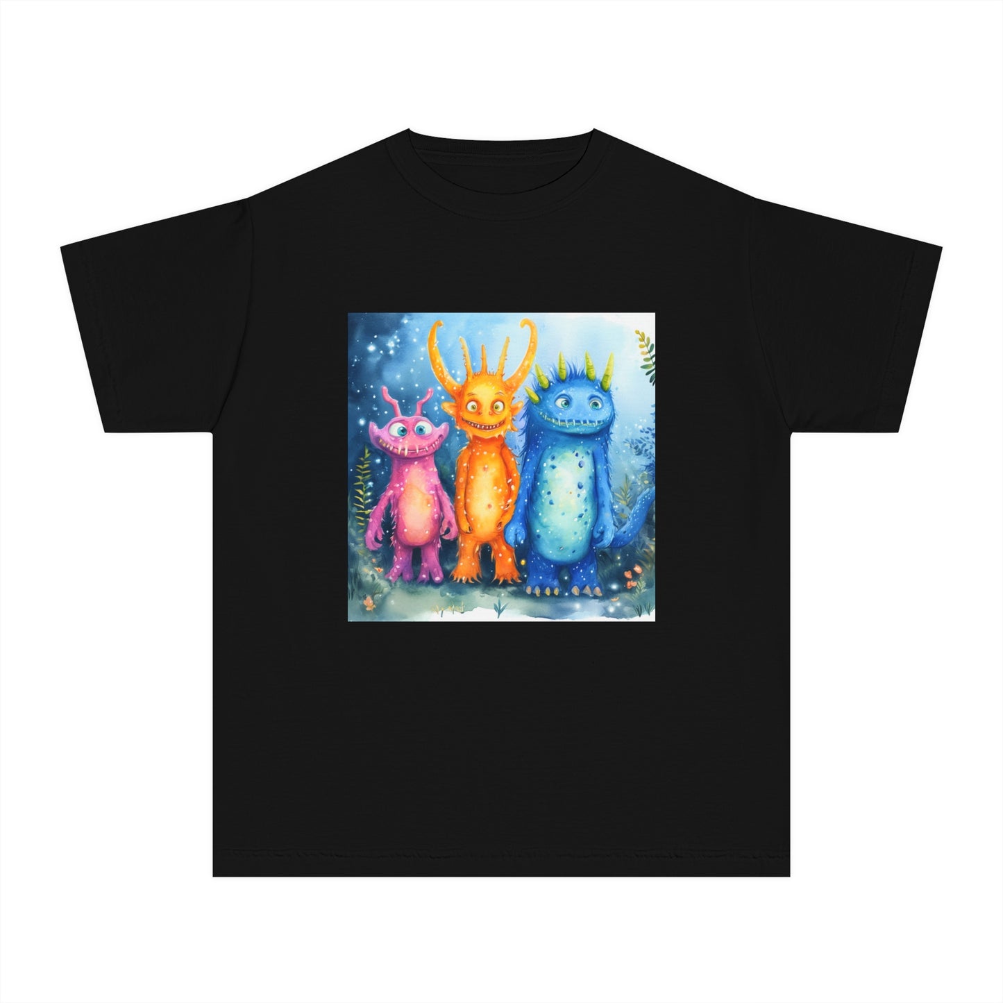 Cute Funny Monsters Youth Midweight Tee