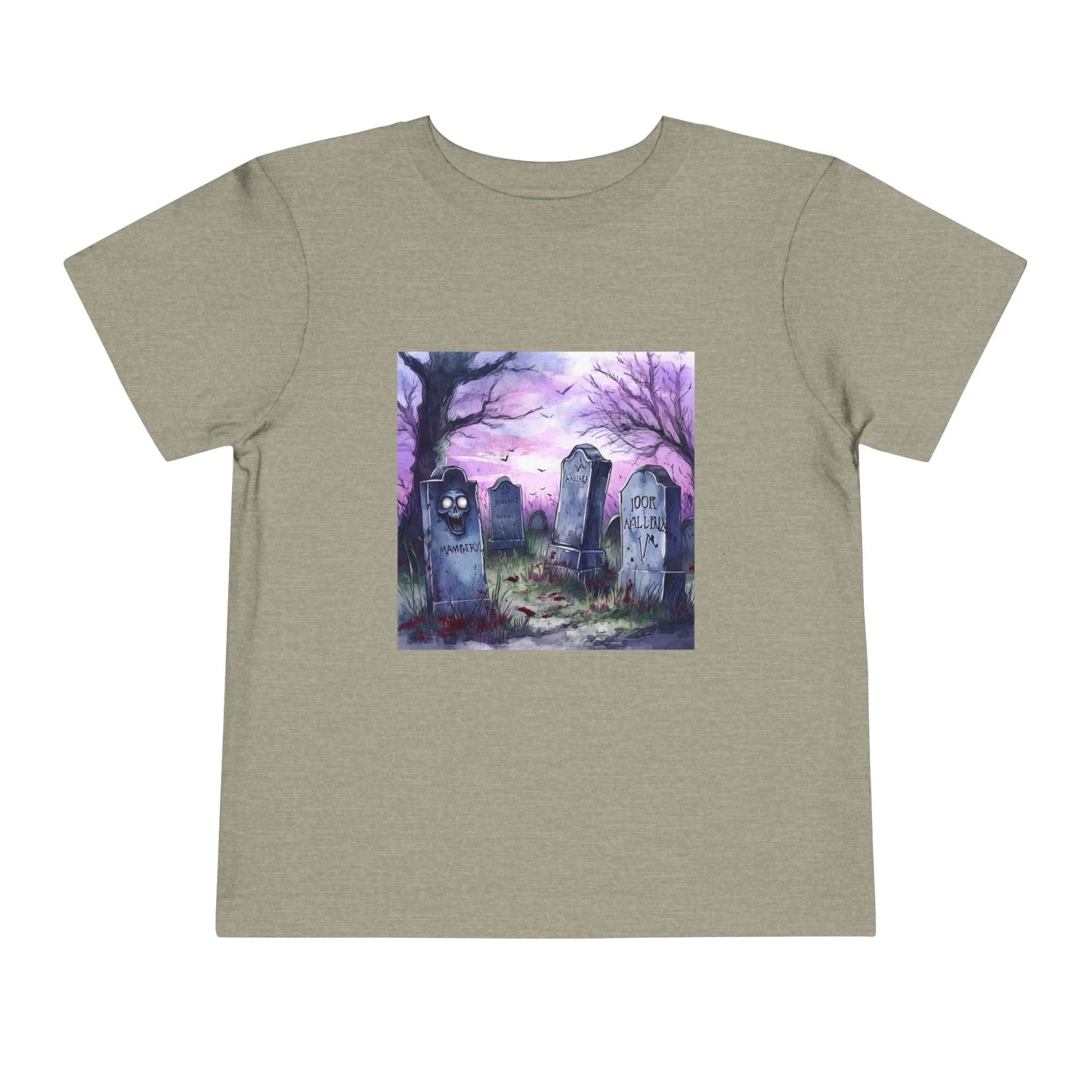 Purple Graveyard Toddler Short Sleeve Tee