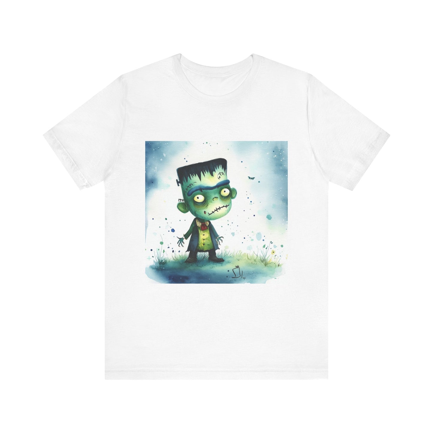 Cute Frankenstein Unisex Jersey Short Sleeve Tee