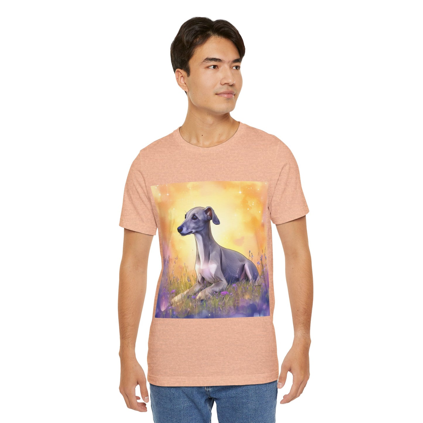 Sunset Greyhound Jersey Short Sleeve Tee