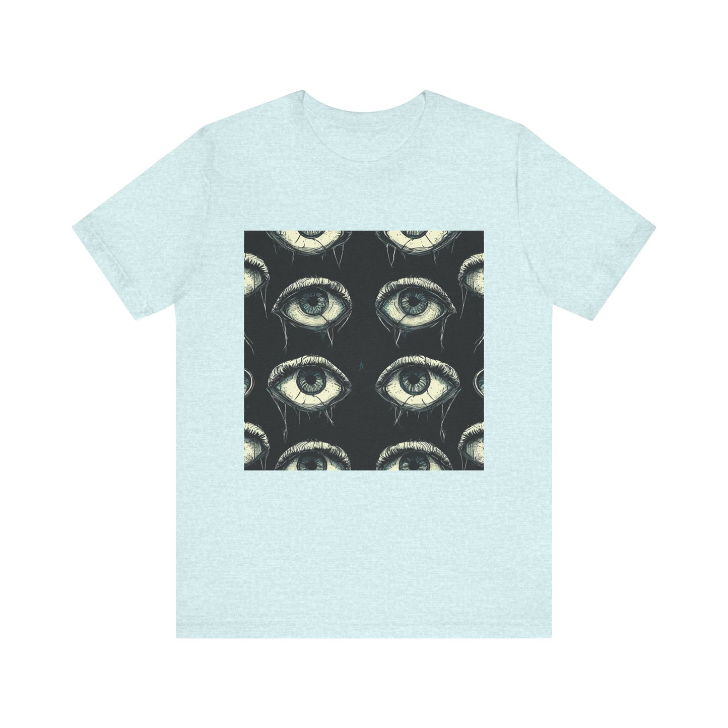 Spooky Eye Pattern Unisex Jersey Short Sleeve Tee