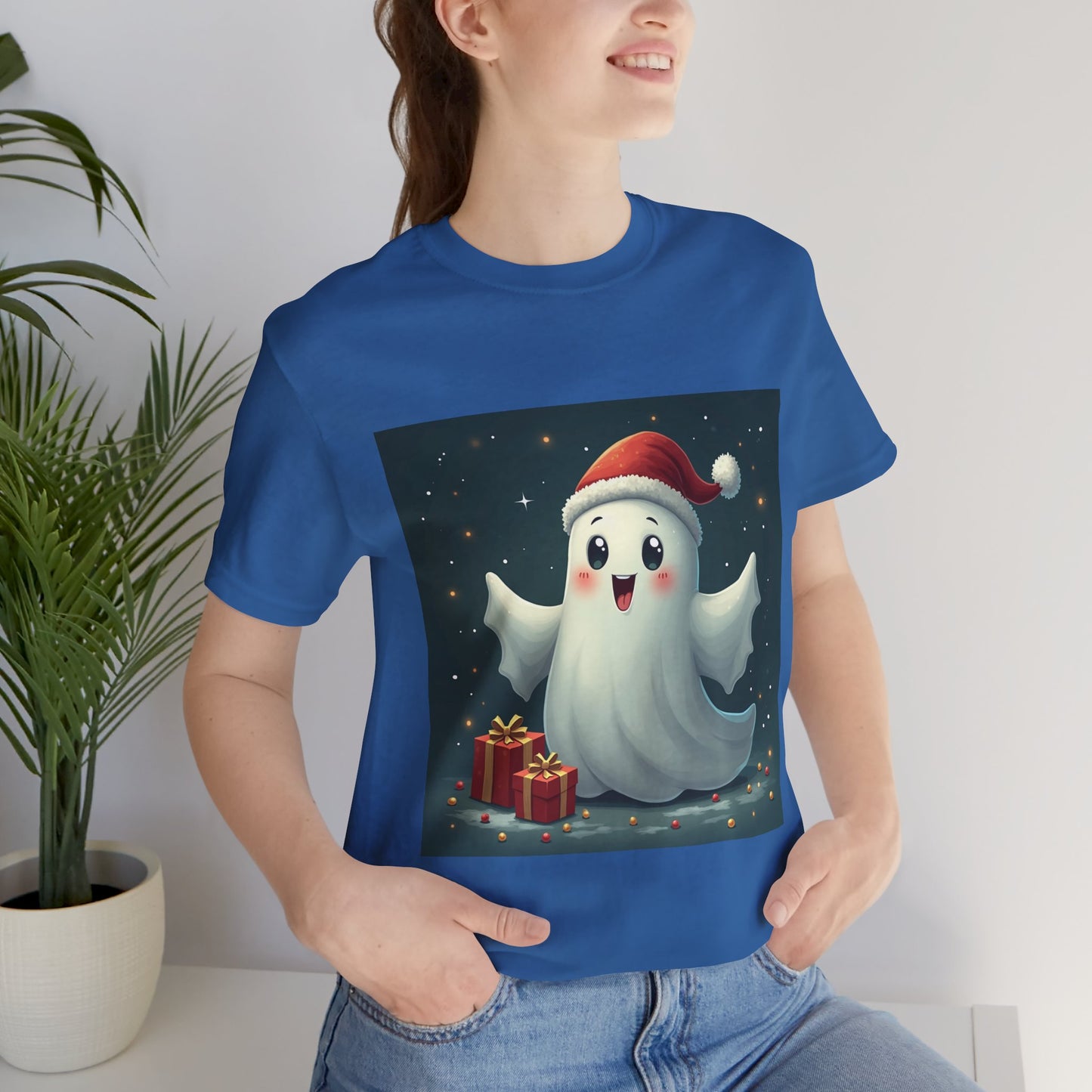 Christmas Presents Ghost Unisex Jersey Tee