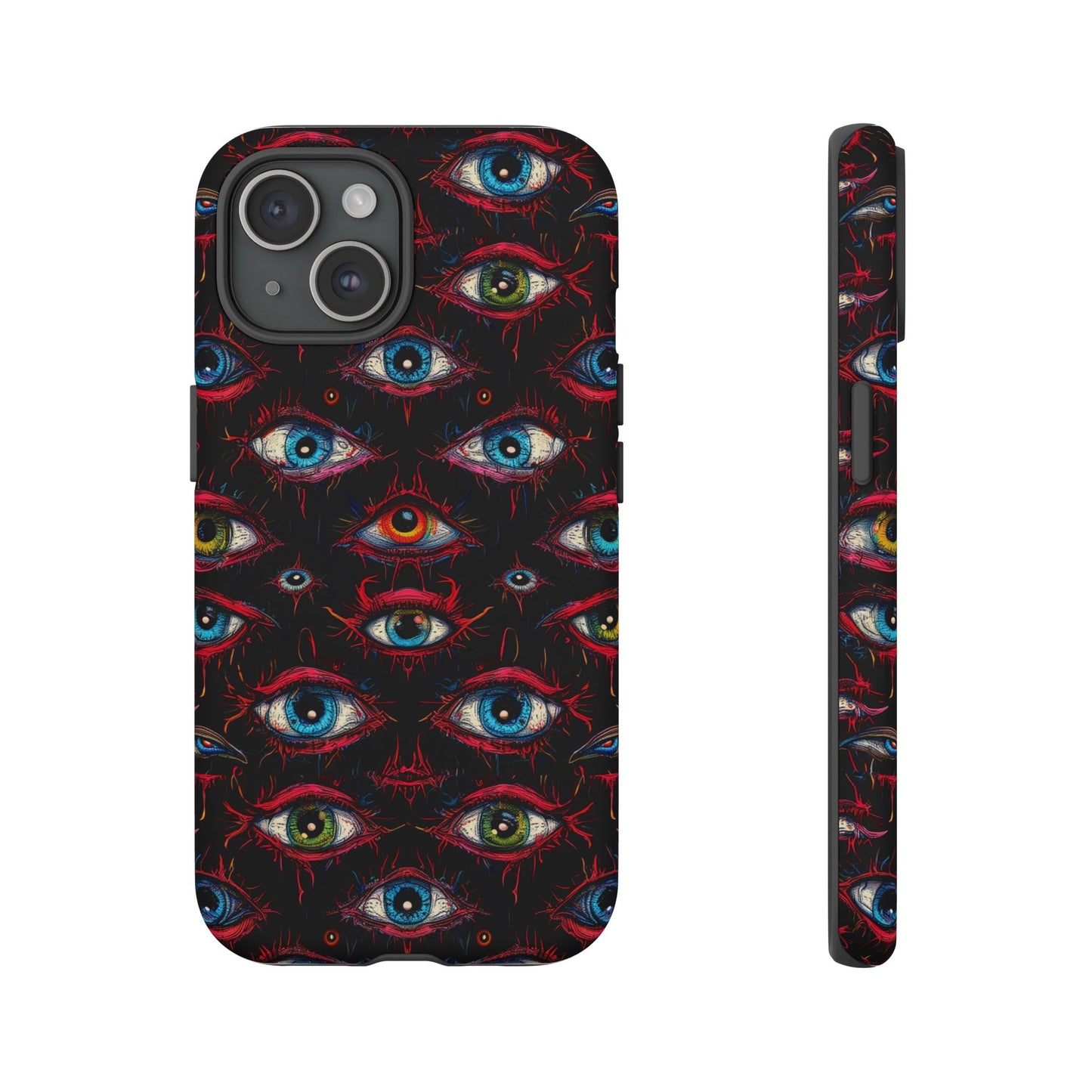 Creepy Eye Pattern Tough Cases