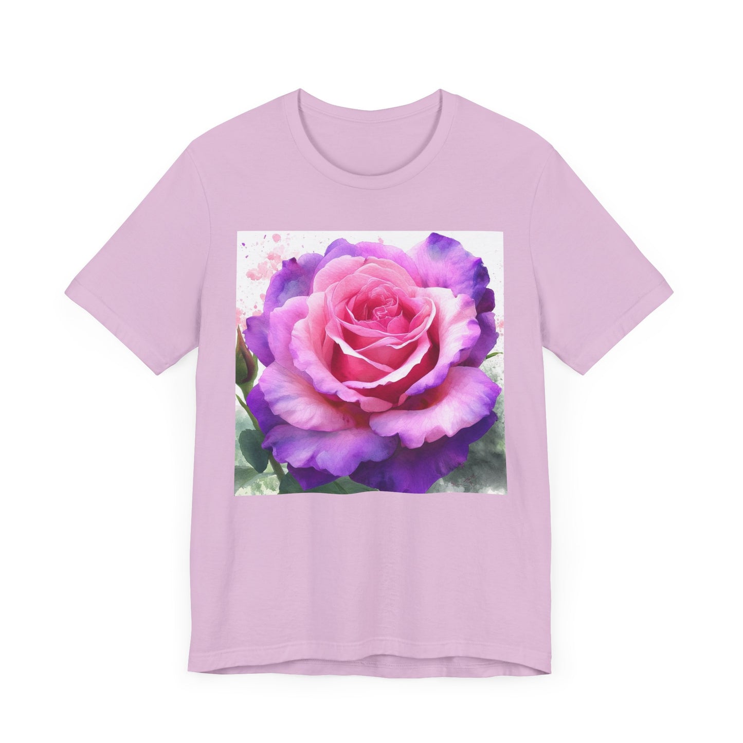 Rose Garden Unisex Jersey Tee - Vibrant Rose Design