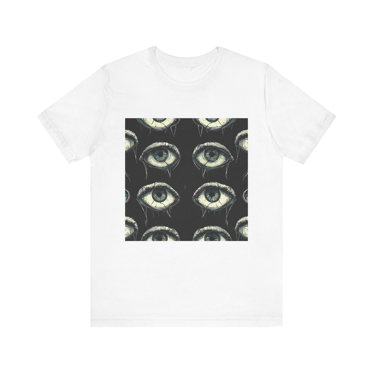 Spooky Eye Pattern Unisex Jersey Short Sleeve Tee