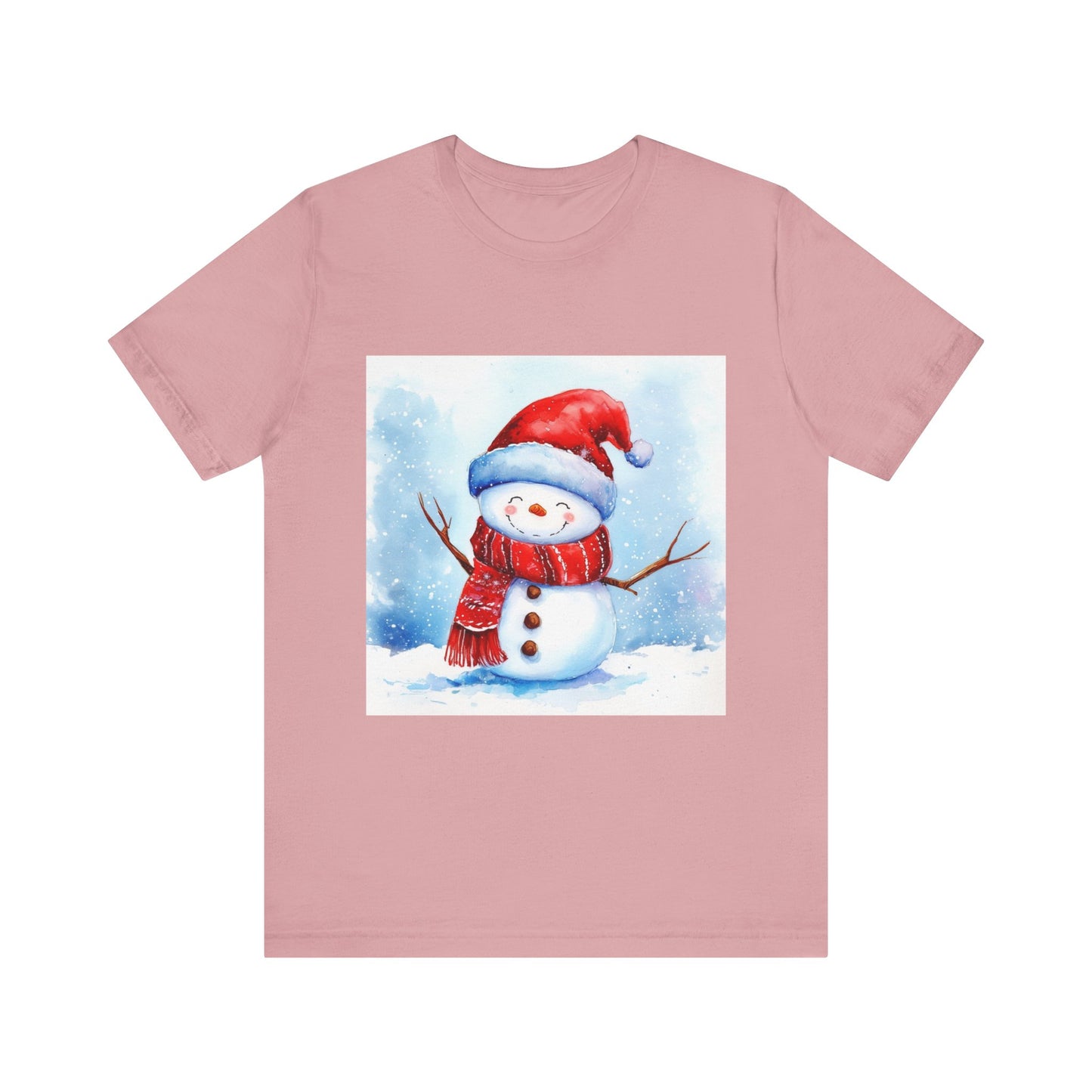 Cute Snowman Unisex Jersey Short Sleeve Tee