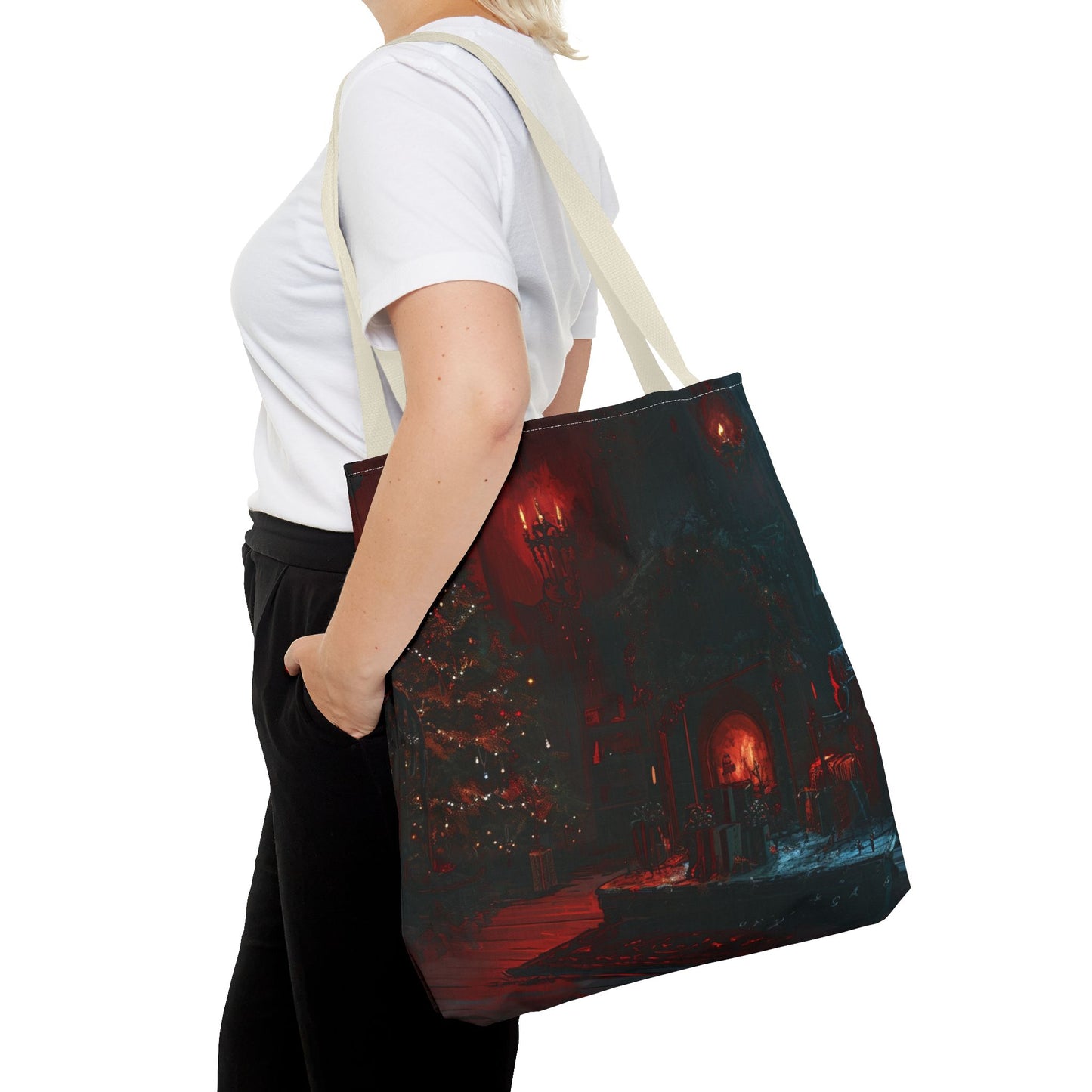 Macabre Hearth Tote Bag (AOP)