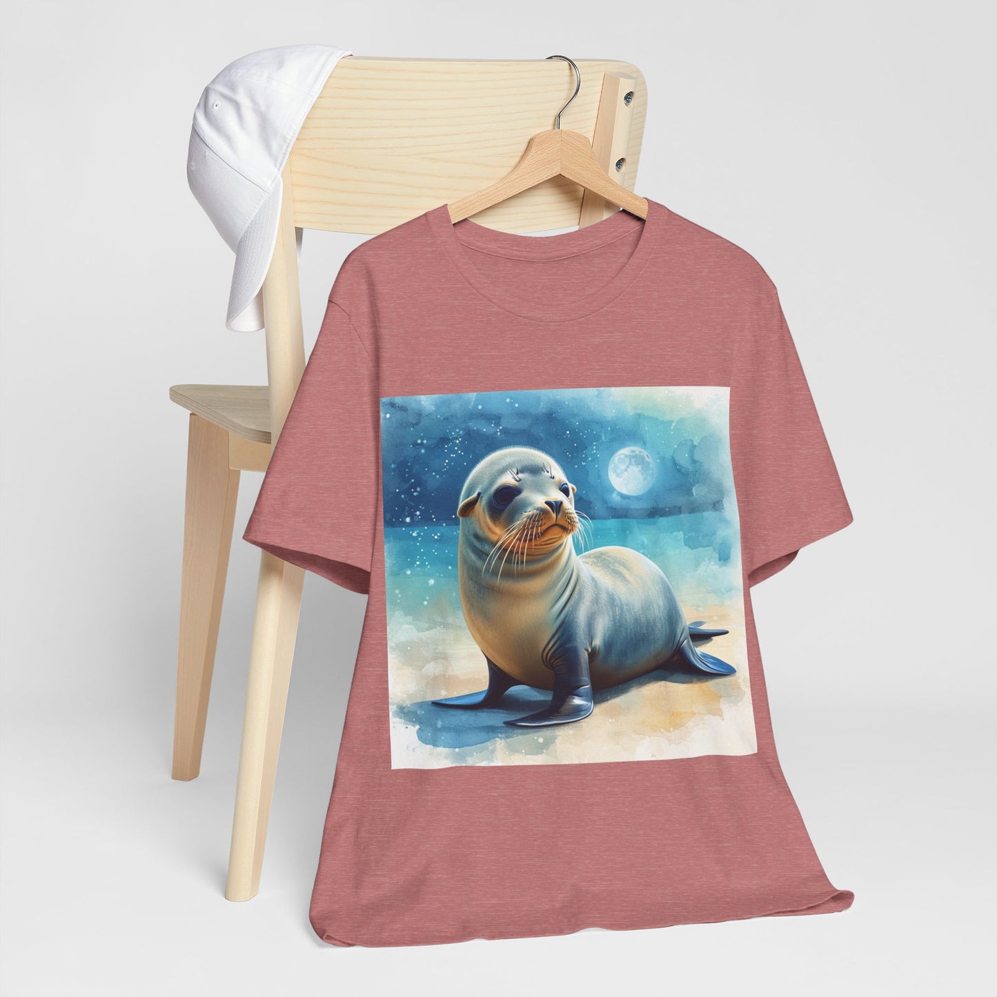 Cute Sea Lion Unisex Jersey Short Sleeve Tee