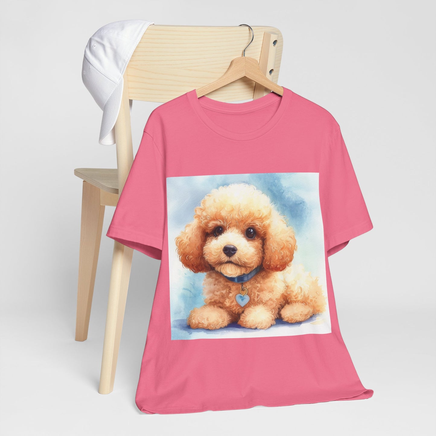 Poodle Puppy Unisex Jersey Short Sleeve Tee