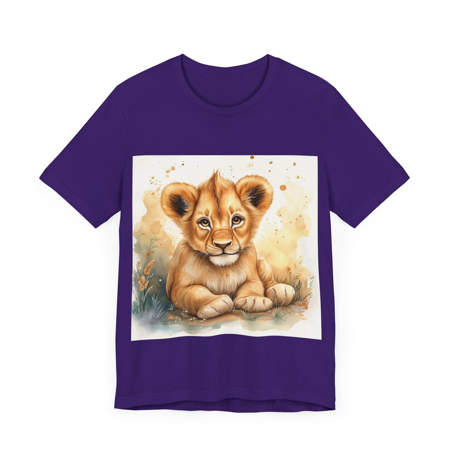 Cute Lion Cub Unisex Jersey Short Sleeve Tee