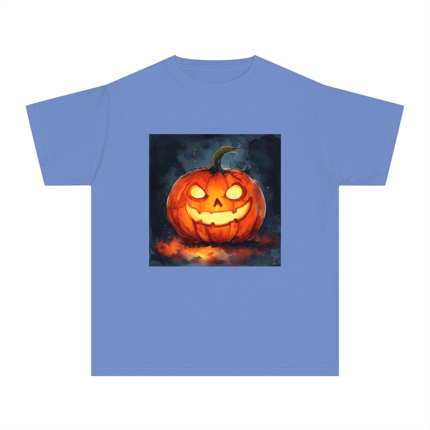 Cute Creepy Jack o' Lantern Youth Midweight Tee