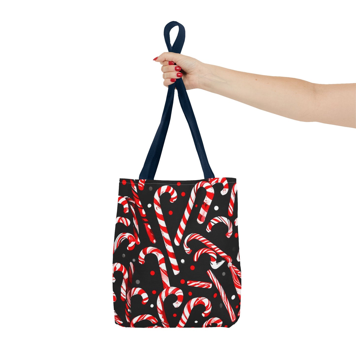 Cute Candy Canes Tote Bag (AOP)