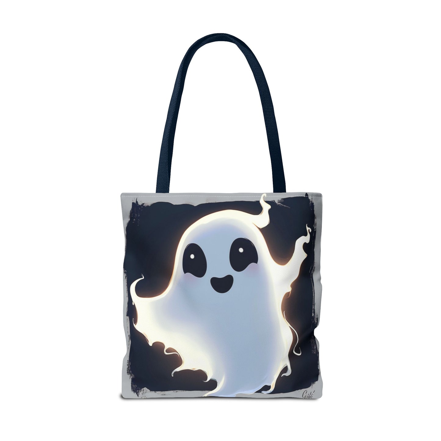 Cute Happy Ghost Tote Bag (AOP)