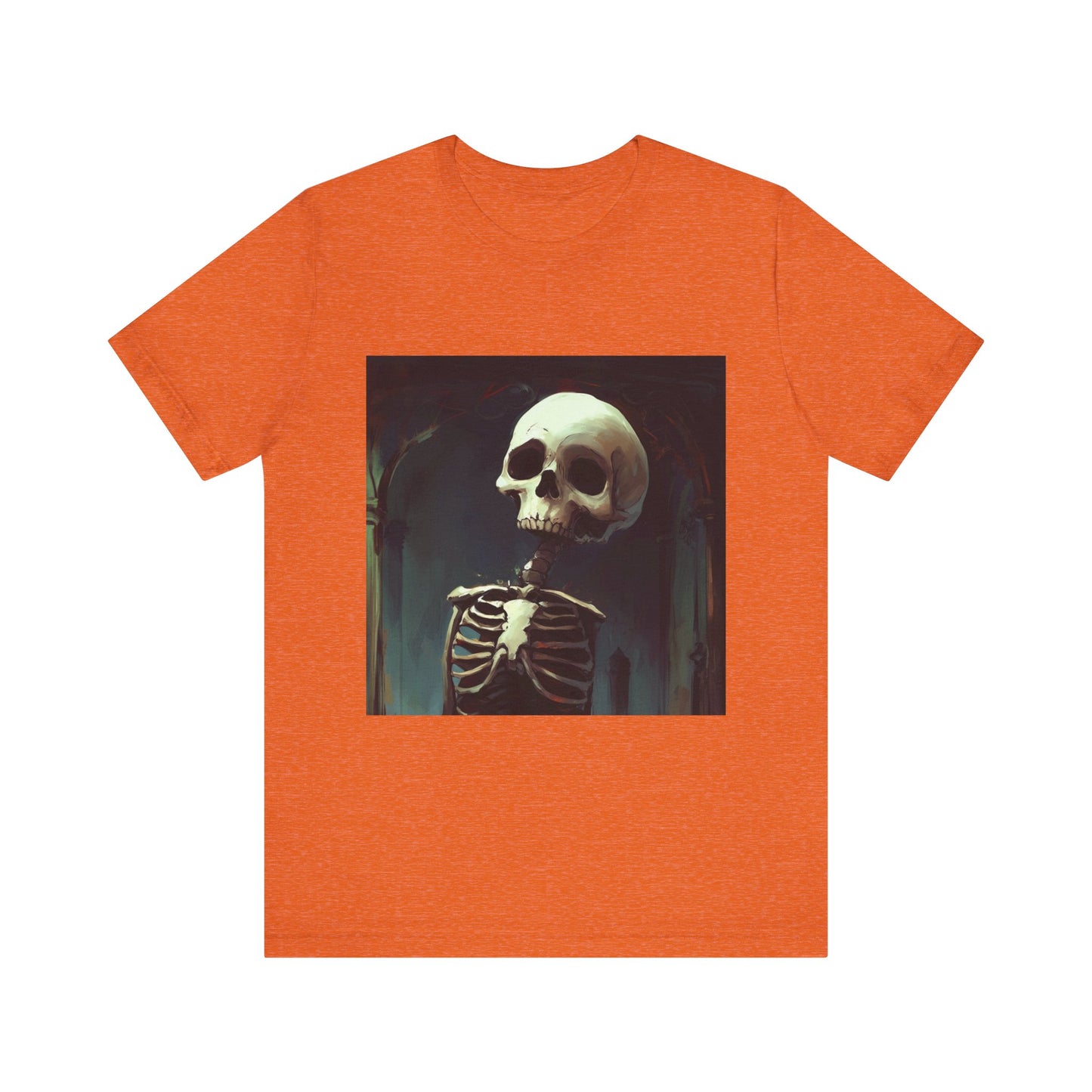 Scary Skeleton Unisex Jersey Short Sleeve Tee